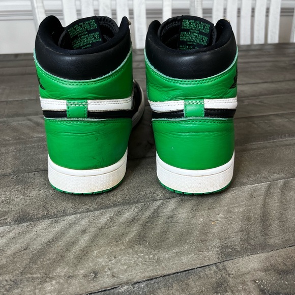 Nike Air Jordan 1 High‎ Lucky Green Sz 10 - Picture 4 of 5